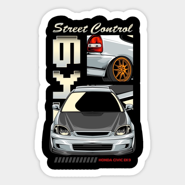 Honda EK9 Sticker by Harrisaputra